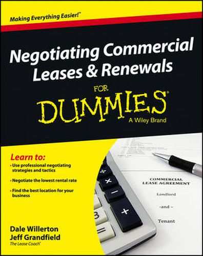 Cover image for Negotiating Commercial Leases & Renewals For Dummies