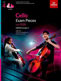 Cover image for Cello Exam Pieces from 2024, ABRSM Grade 4, Cello Part, Piano Accompaniment & Audio