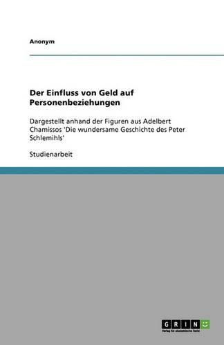 Cover image for Der Einfluss Von Geld Auf Personenbeziehungen