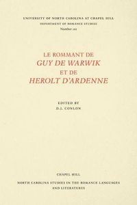 Cover image for Le Rommant de Guy de Warwik et de Herolt d'Ardenne