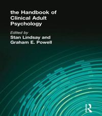 Cover image for The Handbook of Clinical Adult Psychology