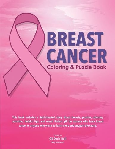 Cover image for Breast Cancer Coloring & Puzzle Book