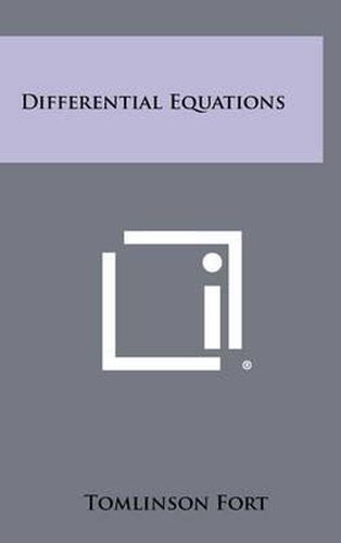 Cover image for Differential Equations