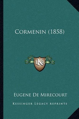 Cover image for Cormenin (1858)