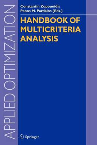 Cover image for Handbook of Multicriteria Analysis