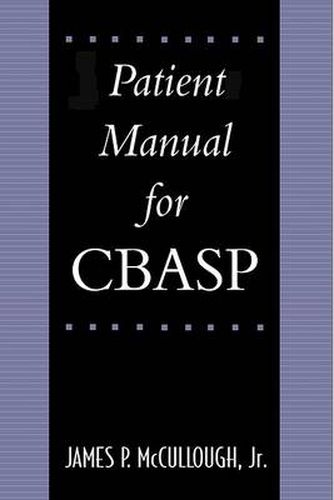 Cover image for Patient's Manual for CBASP