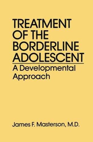 Cover image for Treatment Of The Borderline Adolescent: A Developmental Approach