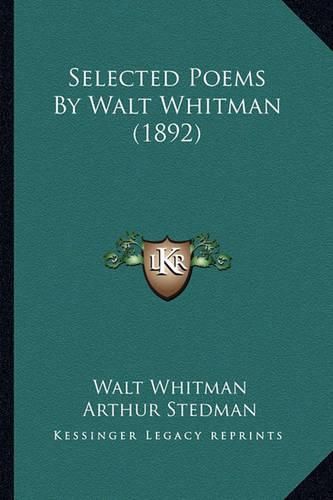 Cover image for Selected Poems by Walt Whitman (1892)