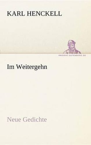 Cover image for Im Weitergehn