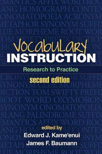 Cover image for Vocabulary Instruction: Research to Practice