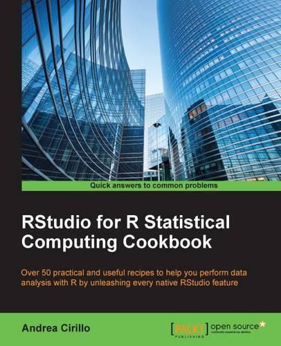 Cover image for RStudio for R Statistical Computing Cookbook