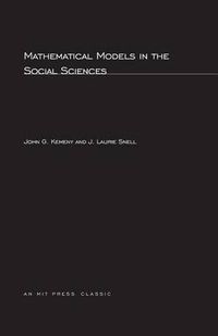 Cover image for Mathematical Models in the Social Sciences