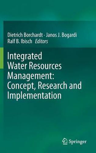 Cover image for Integrated Water Resources Management: Concept, Research and Implementation