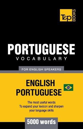 Cover image for Portuguese vocabulary for English speakers - English-Portuguese - 5000 words: Brazilian Portuguese