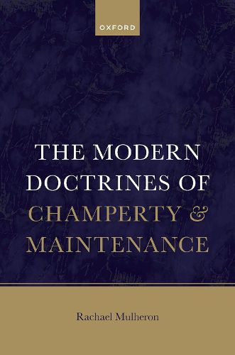 Cover image for The Modern Doctrines of Champerty and Maintenance