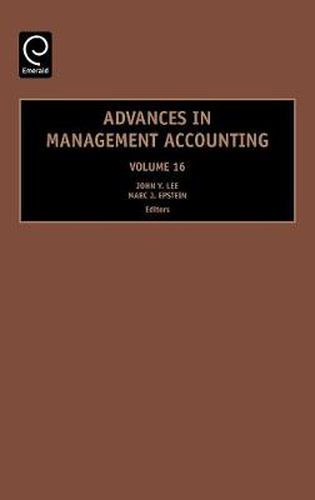 Cover image for Advances in Management Accounting