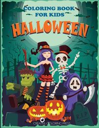 Cover image for Halloween Coloring Book for Kids