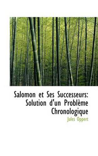 Salomon Et Ses Successeurs