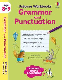 Cover image for Usborne Workbooks Grammar and Punctuation 8-9