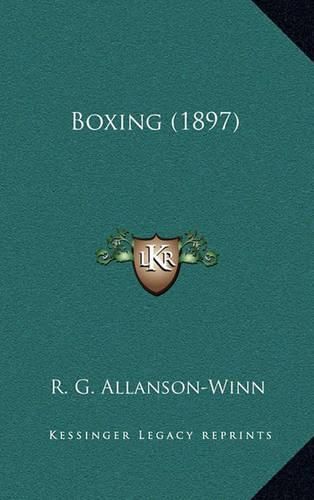 Cover image for Boxing (1897)