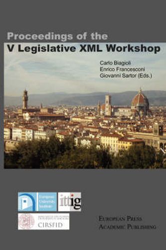 Cover image for Proceedings of the V Legislative XML Workshop