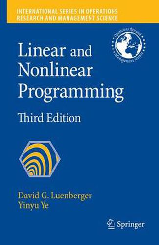 Cover image for Linear and Nonlinear Programming