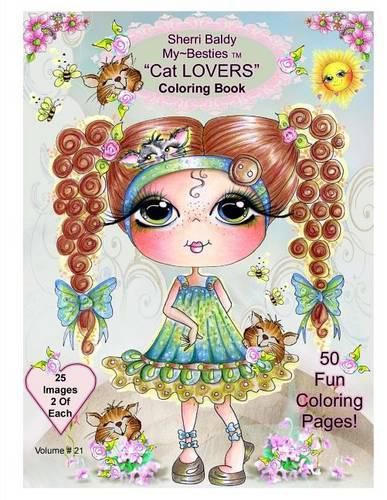 Cover image for Sherri Baldy My-Besties Cat Lovers Coloring Book