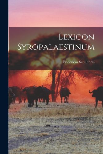Cover image for Lexicon Syropalaestinum