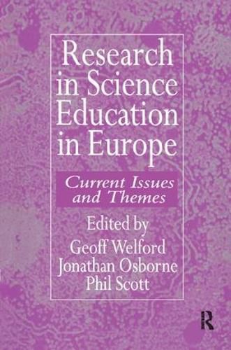 Cover image for Research in science education in Europe