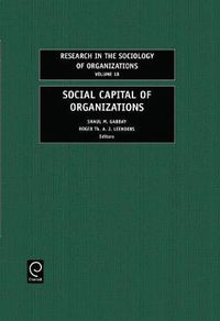 Cover image for Social Capital of Organizations