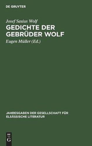 Gedichte der Gebruder Wolf