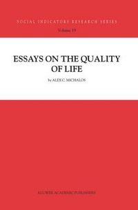 Cover image for Essays on the Quality of Life