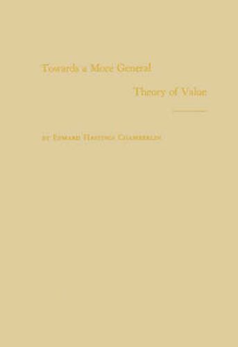 Cover image for Towards a More General Theory of Value