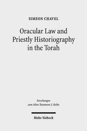 Cover image for Oracular Law and Priestly Historiography in the Torah