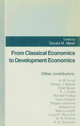 Cover image for From Classical Economics to Development Economics