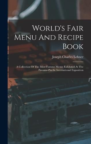 World's Fair Menu And Recipe Book