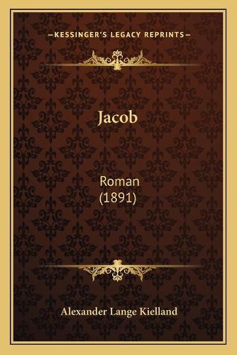 Cover image for Jacob: Roman (1891)