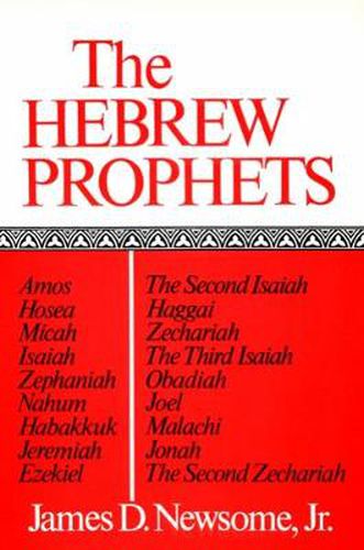 Cover image for The Hebrew Prophets