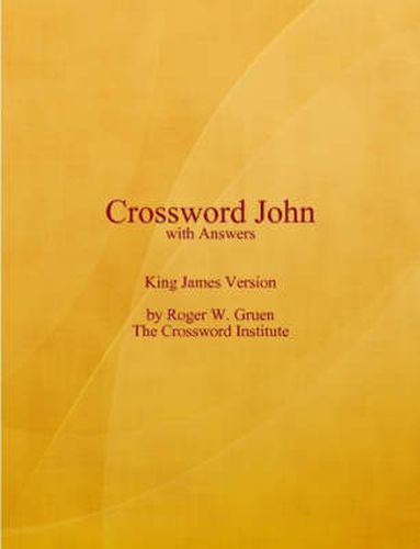 Cover image for Crossword John with Answers