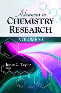 Cover image for Advances in Chemistry Research: Volume 20