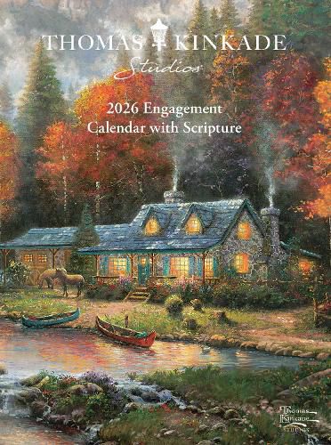 Cover image for Thomas Kinkade Studios 2026 Monthly/Weekly Engagement Calendar with Scripture