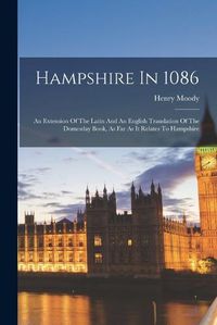 Cover image for Hampshire In 1086