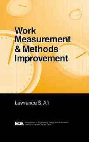 Cover image for Work Measurement and Methods Improvement