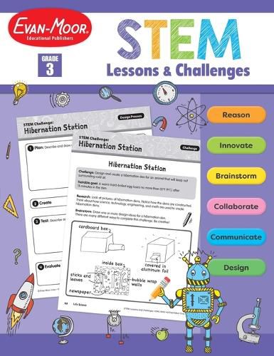 Cover image for Stem Lessons and Challenges, Grade 3 Teacher Resource
