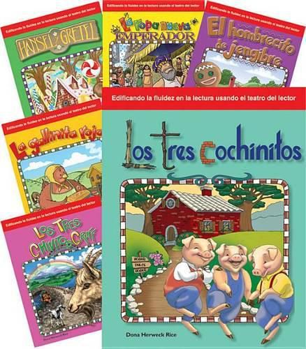 Cover image for Children's Folk Tales and Fairy Tales 6-Book Spanish Set