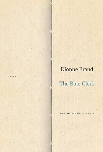 Cover image for The Blue Clerk: Ars Poetica in 59 Versos