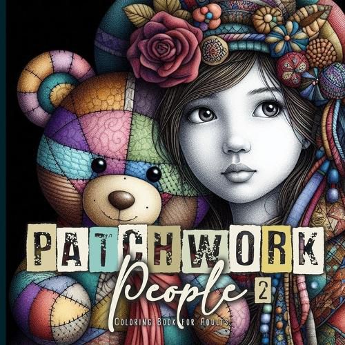 Cover image for Patchwork People Coloring Book for Adults 2