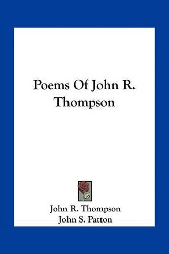 Cover image for Poems of John R. Thompson
