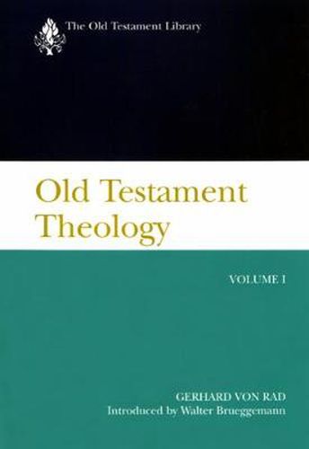 Cover image for Old Testament Theology, Volume I