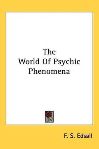 Cover image for The World of Psychic Phenomena